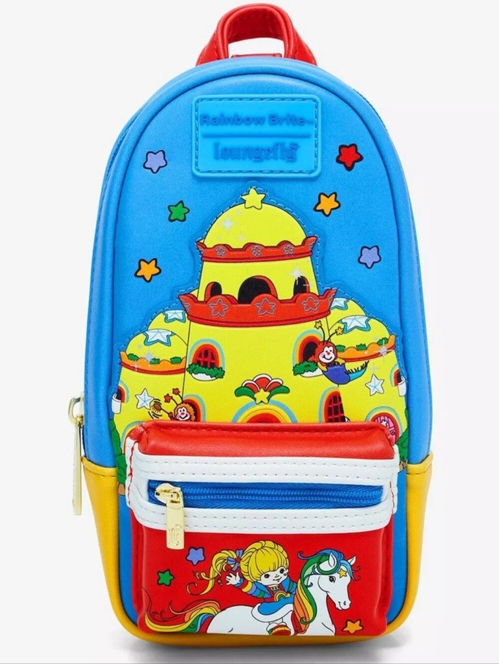 Loungefly Hallmark Rainbow Brite Castle Mini Backpack Pencil Case